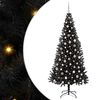 vidaXL Julgran Svart 240 cm PVC