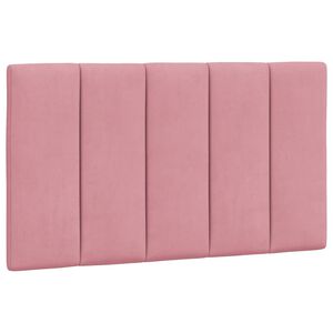 vidaXL Headboard Cushion "Hanko" Pink 80 cm Velvet