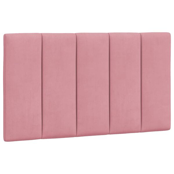 vidaXL Headboard Cushion "Hanko" Pink 80 cm Velvet