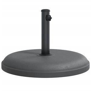 vidaXL Parasollfot f&ouml;r &Oslash;32/35/38 mm stolpar 25 kg rund