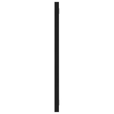 vidaXL Badrumsspegel svart 100x1,5x37 cm spånskiva