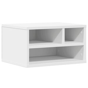 vidaXL Skrivarst&auml;ll vit 40x32x22,5 cm konstruerat tr&auml;