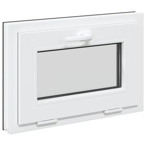 vidaXL K&auml;llarf&ouml;nster RISOR 60 x 40 cm PVC och glas Antracit