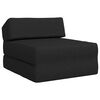 vidaXL F&auml;llbar Soffbed Svart 60 x 70 x 41 cm Tyg