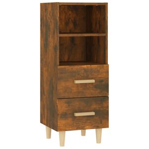 vidaXL Sk&auml;nk r&ouml;kf&auml;rgad ek 34,5x34x90 cm konstruerat tr&auml;