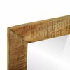 vidaXL Badrumsspegel Rektangul&auml;r Brun 50 x 22 x 70 cm Massivt mangotr&auml;