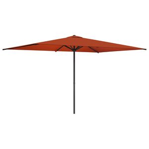 vidaXL Tr&auml;dg&aring;rdsparasol 200 x 300 cm Polyester Rektangul&auml;r Terracotta