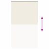 vidaXL Rullgardin m&ouml;rkl&auml;ggning naturvit 135x230 cm tyg bredd 131,6 cm