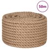 vidaXL Rep 100% Jute 20 mm 50 m