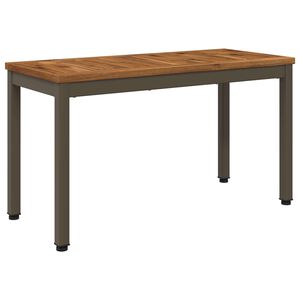 vidaXL Tr&auml;dg&aring;rdsb&auml;nk 80,5 x 35 x 45 cm Massivt Akaciatr&auml; Rektangul&auml;r