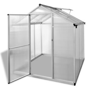 vidaXL V&auml;xthus 3,46 m&sup2; f&ouml;rst&auml;rkt aluminium