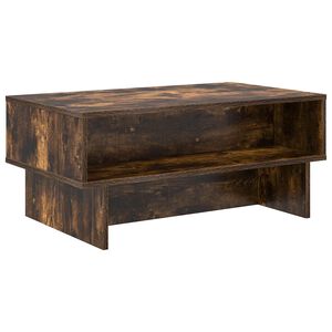 vidaXL Kaffeebord R&ouml;kt ek 80 x 46 x 35 cm Konstruerat tr&auml;