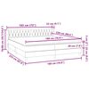 vidaXL Res&aring;rs&auml;ng med res&aring;rmadrasser m&ouml;rkgr&aring; 180x220 cm sammet