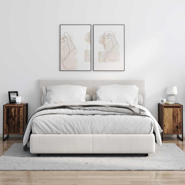 vidaXL S&auml;ngbord Gammalt tr&auml; 39,5 x 30 x 50 cm Konstruerat tr&auml;