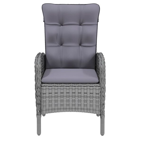 vidaXL Matgrupp f&ouml;r tr&auml;dg&aring;rden 5 delar konstrotting gr&aring;