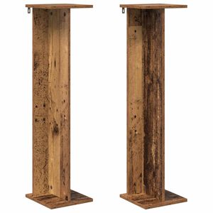 vidaXL V&auml;xtst&auml;ll Gammalt tr&auml; 25 x 25,5 x 100,5 cm Konstruerat tr&auml;
