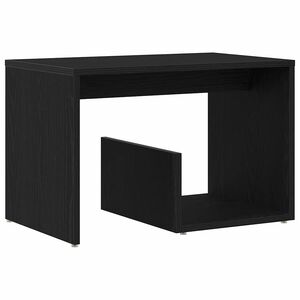 vidaXL Sidobord Svart Ek 59 x 36 x 38 cm Konstruerat tr&auml;