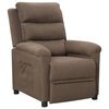 vidaXL Reclinerf&aring;t&ouml;lj taupe tyg