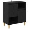 vidaXL Sideboard Svart ek 35 x 60 x 70 cm Konstruerat tr&auml;