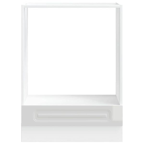 vidaXL &Ouml;versk&aring;p Kalmar h&ouml;gglans vit konstruerat tr&auml;