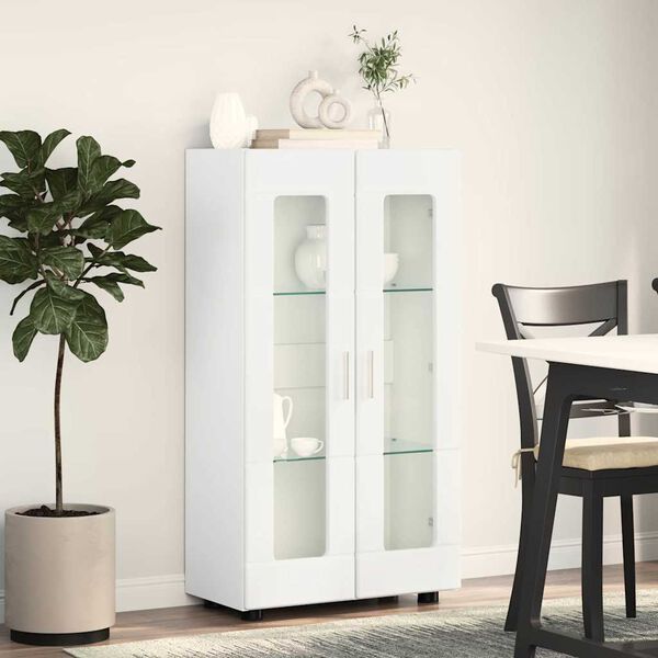 vidaXL Sideboard FLORIN Vit 55,5 x 29 x 103 cm Konstruerat tr&auml;