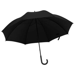 vidaXL Paraply svart 130cm