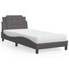 vidaXL Bed Frame without Mattress "Zadar" Black 137x190 cm Velvet
