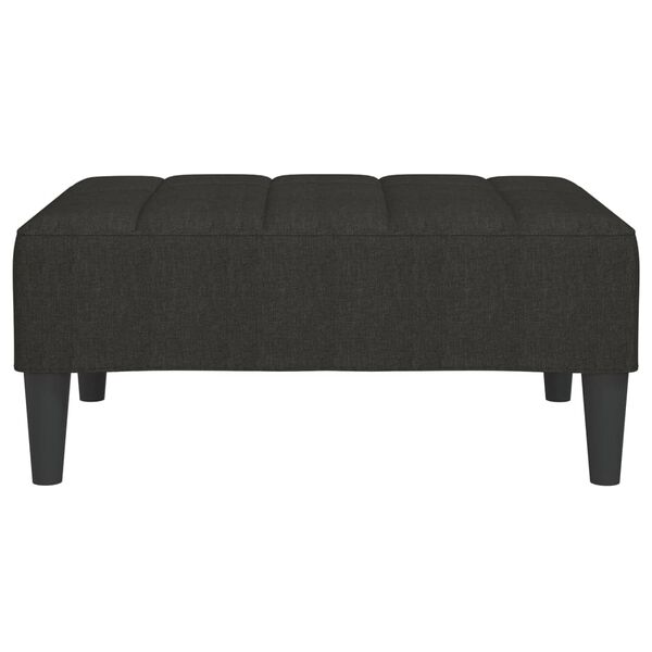 vidaXL Fotpall svart 78x56x32 cm tyg