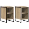 vidaXL S&auml;ngbord 2 pcs Sonoma 39.5 x 30 x 50 cm Konstruerat tr&auml;