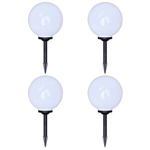 vidaXL Utomhuslampor 4 st LED 30 cm med markspett