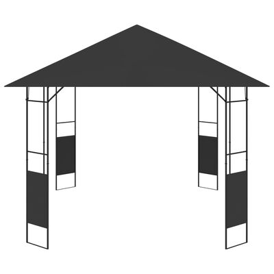 vidaXL Paviljong 4x3 m antracit 160 g/m²