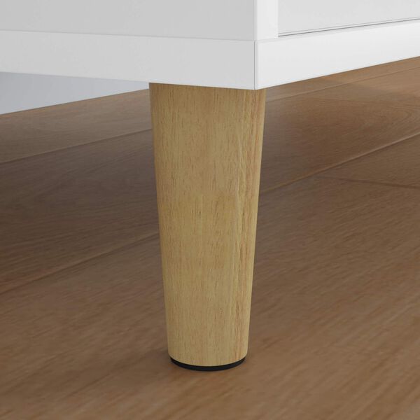 vidaXL M&ouml;belf&ouml;tter 2 pcs Brun &Oslash; 44 x 100 mm Massiv Eukalyptus Tr&auml;