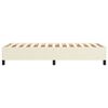 vidaXL Boxspring-s&auml;ngram gr&auml;ddvit 100x200 cm konstl&auml;der