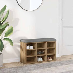 vidaXL Skob&auml;nk hantverksm&auml;ssig ek 82x32x50 cm konstruerat tr&auml;