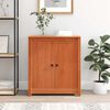 vidaXL Sideboard Vaxbrun 70 x 35 x 80 cm Massiv furu