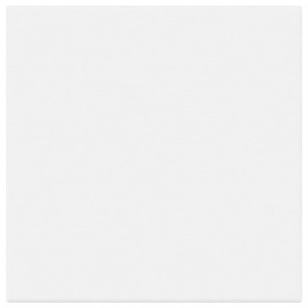 vidaXL Str&auml;ckt canvasduk 12 st vit tyg och massiv furu