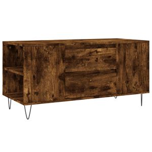 vidaXL Soffbord r&ouml;kf&auml;rgad ek 102x44,5x50 cm konstruerat tr&auml;