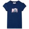 T-shirt f&ouml;r barn marinbl&aring; 128