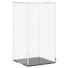 vidaXL Displayl&aring;da transparent 20x20x38 cm akryl