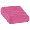 vidaXL Kudd&ouml;verdrag 6 st HEERLEN Rosa &Oslash; 15 x 40 cm Polyester