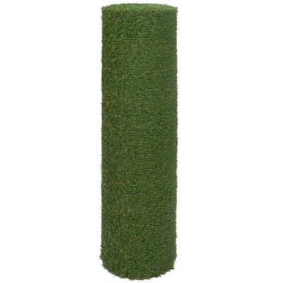vidaXL Konstgräsmatta 1,33x10 m/20 mm grön