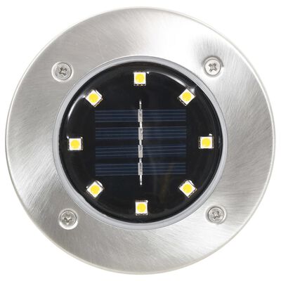 vidaXL Marklampor soldrivna 8 st LED RGB-färg