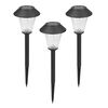 Luxform Tr&auml;dg&aring;rdsbelysning solcell LED Tropez komplett set 3 st