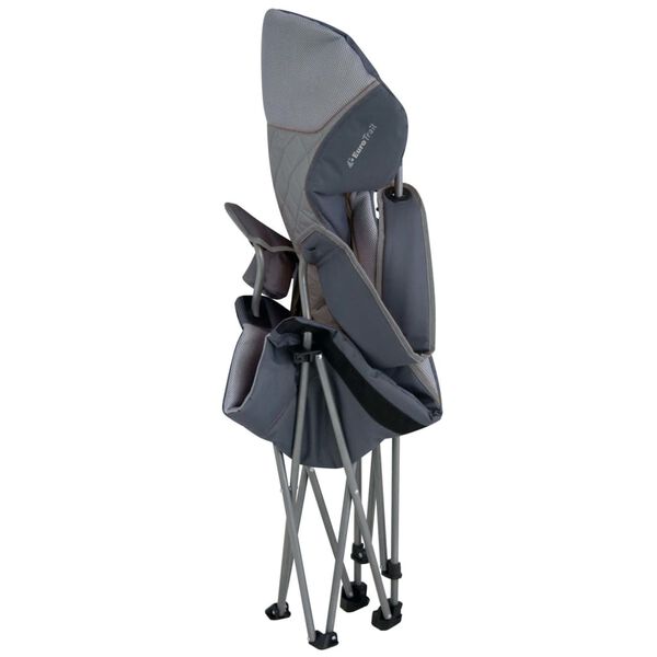 Eurotrail Campingstol Elba silver och gr&aring;