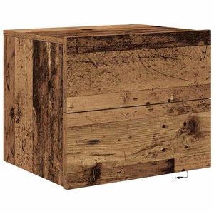 vidaXL Nattduksbord Gammalt tr&auml; 50 x 39 x 41 cm Konstruerat tr&auml;