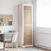 vidaXL Skåpdörr med dörr Naturfärg 140.5 x 2.1 x 49.5 cm Massiv furu