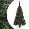 vidaXL Konstgjord julgran med kulor 120 cm 150 LED-lampor Varmvit