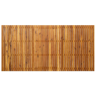 vidaXL Trädgårdsbord 201,5x100x75 cm massivt akaciaträ