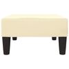 vidaXL Fotpall gräddvit 78x56x32 cm konstläder