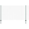 vidaXL Svetsat tr&aring;dgeller med stolpar 50 x 1,4 m PVC-belagda st&aring;l Gr&ouml;n